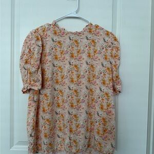 Floral Puff Sleeve Blouse